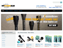 Tablet Screenshot of buyextremebeam.com